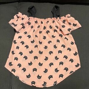Girls Lily Bleu Kitty Blouse